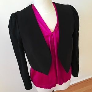 Black Cropped Blazer Super Flattering Cut